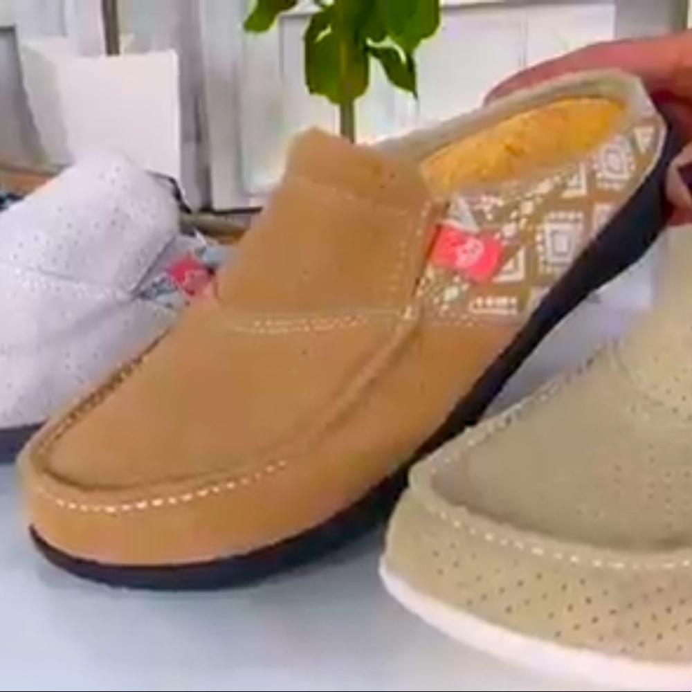 Spenco Arizona slide in camel, sz 8 wide